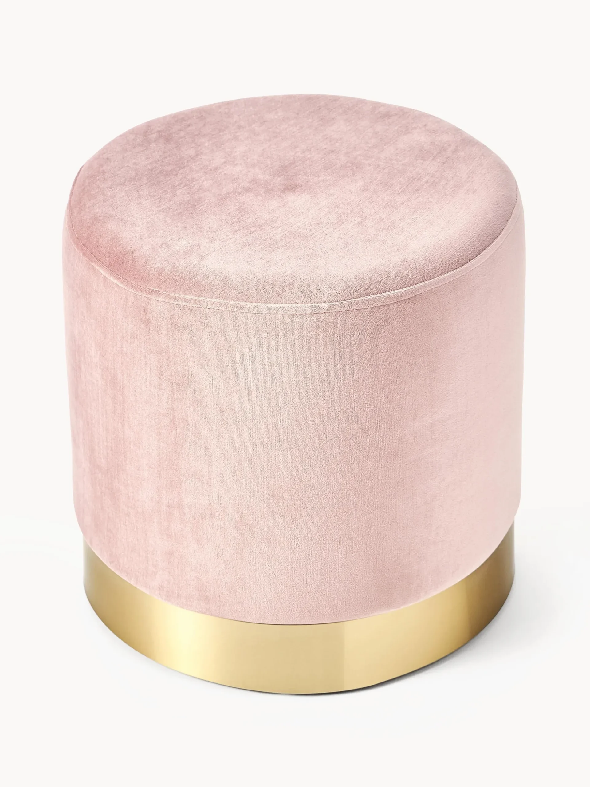 Pouf in velluto Orchid