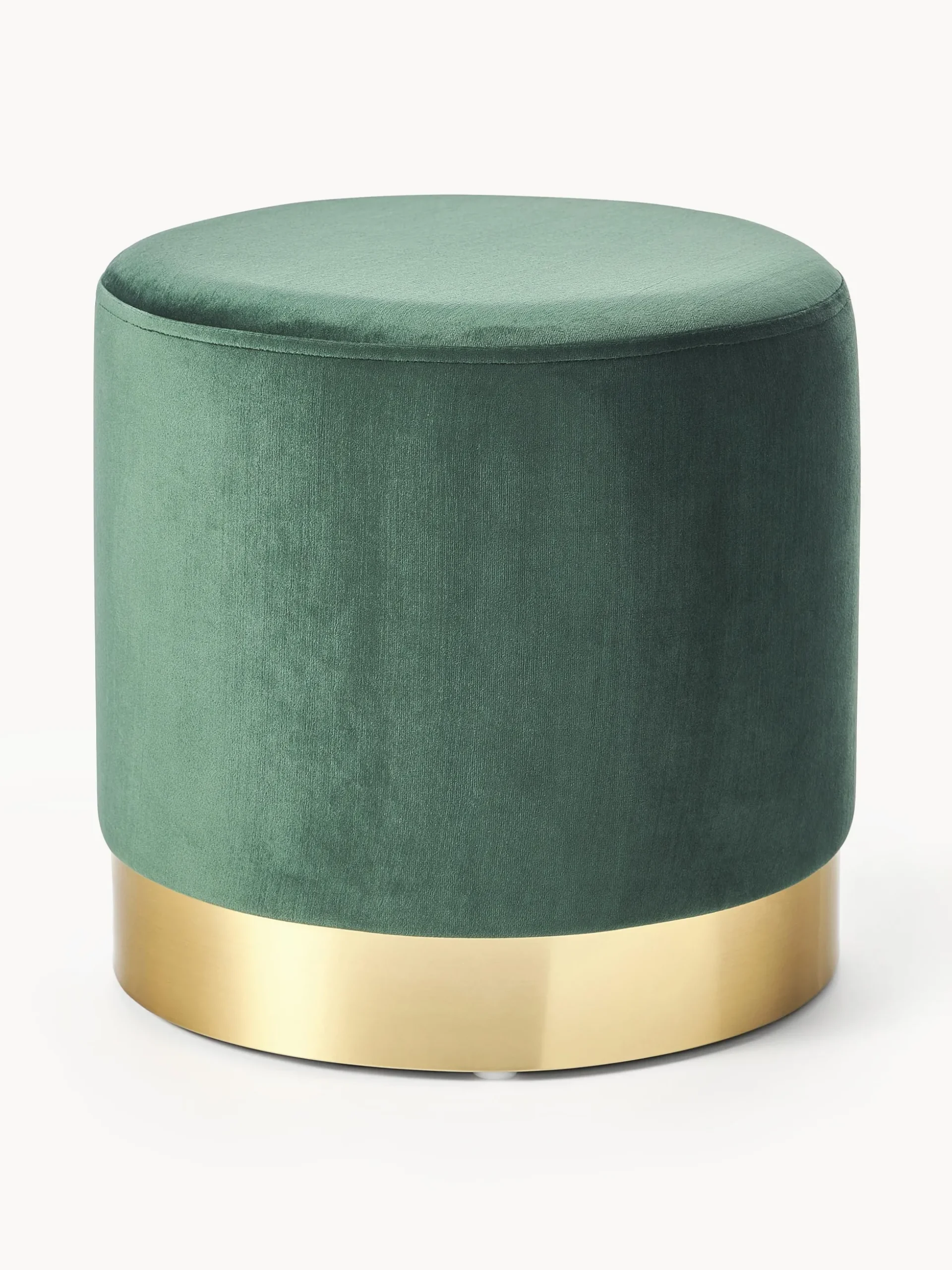 Pouf in velluto Orchid