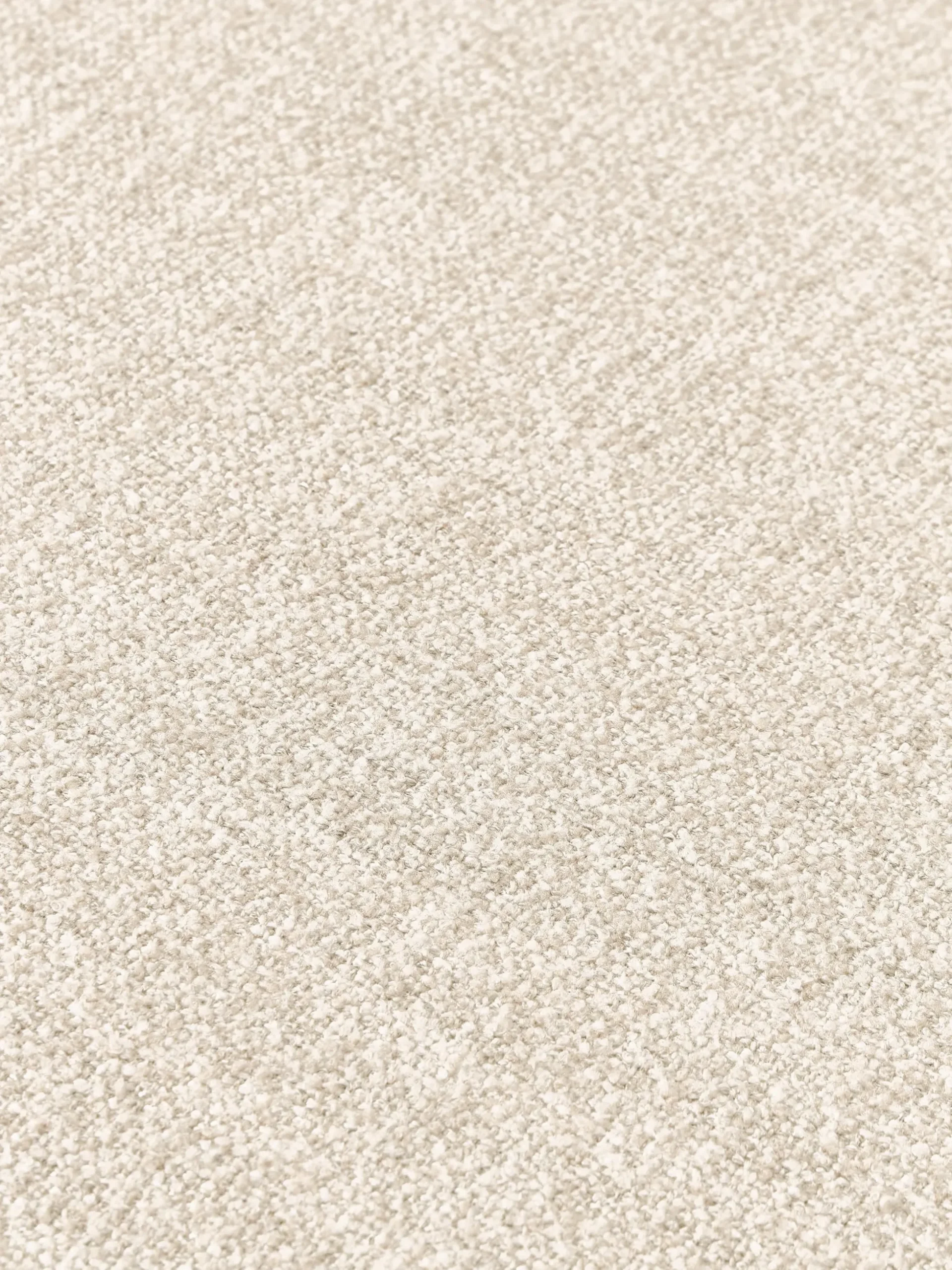 Pouf ovale in bouclé Wolke