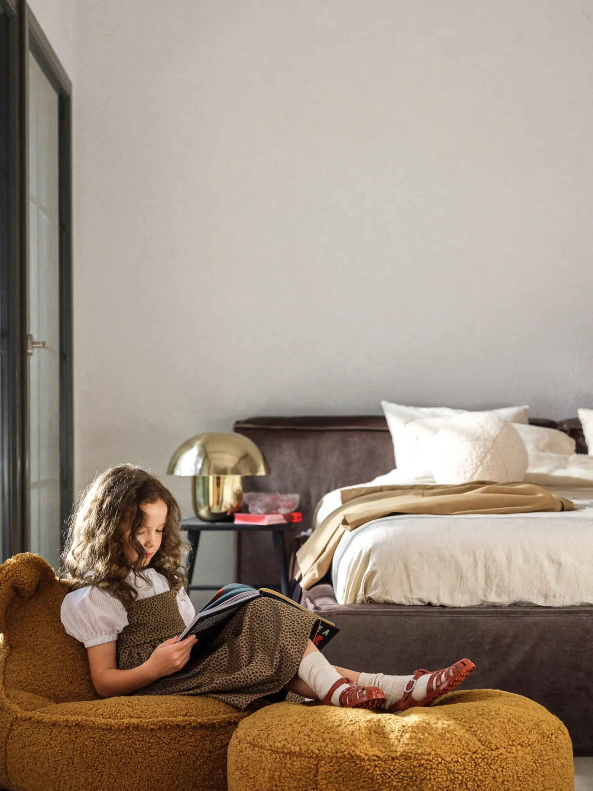 Pouf per bambini in teddy Bear