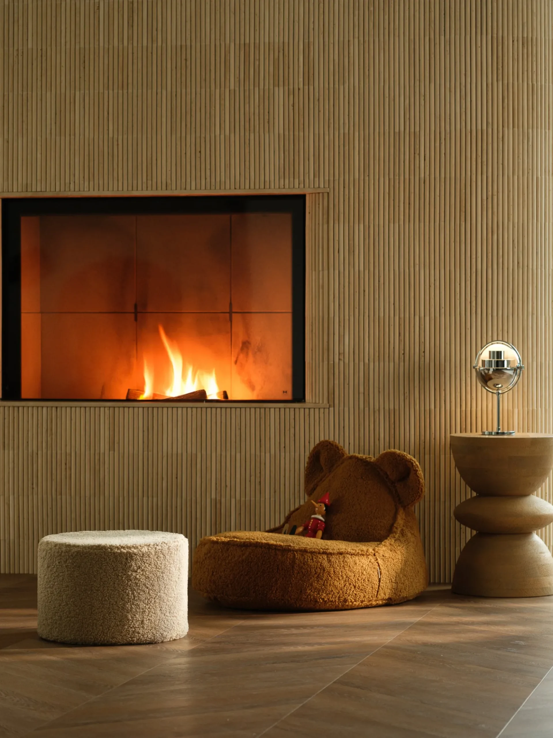 Pouf per bambini in teddy Bear