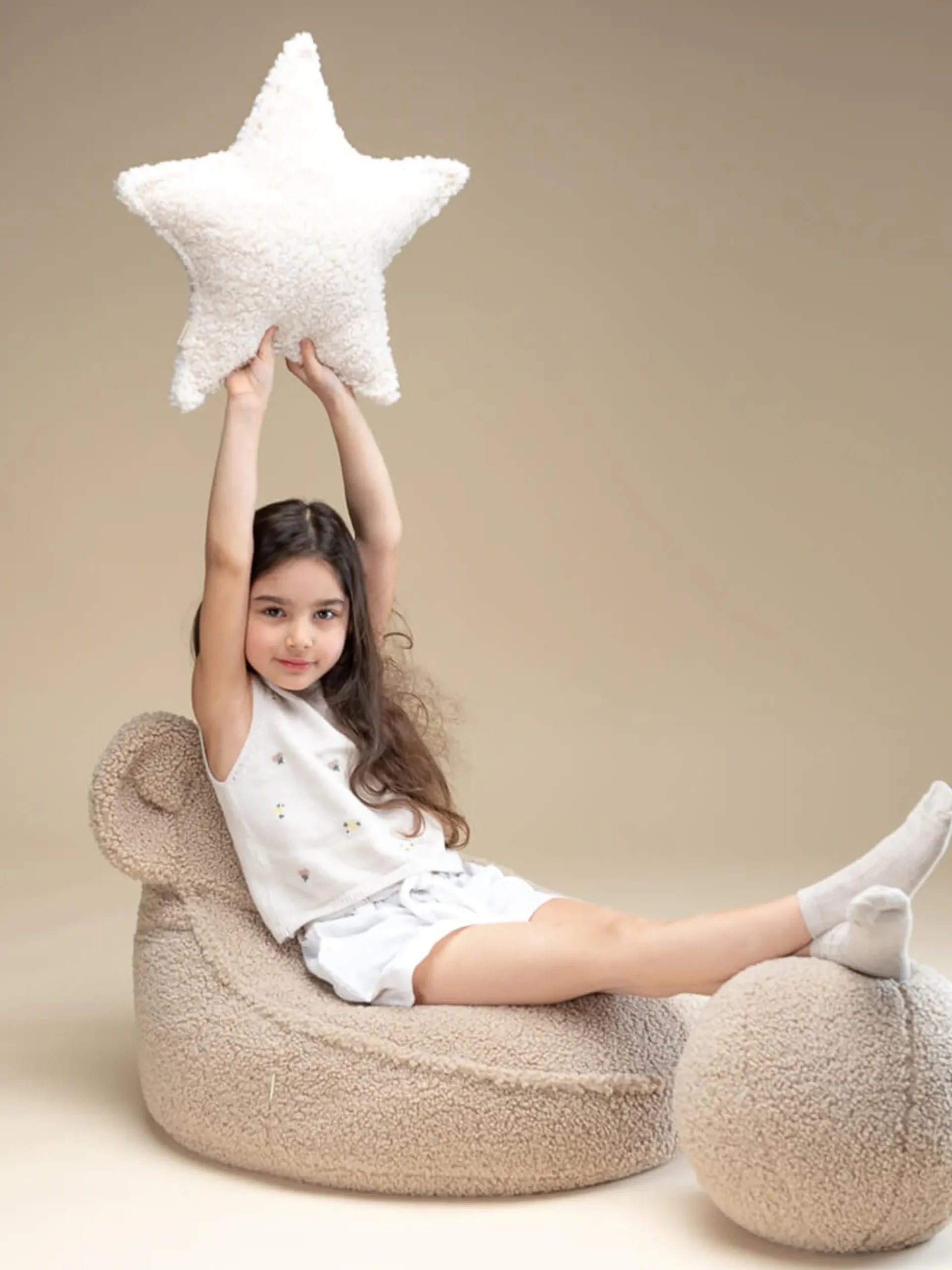 Pouf per bambini in teddy Bear