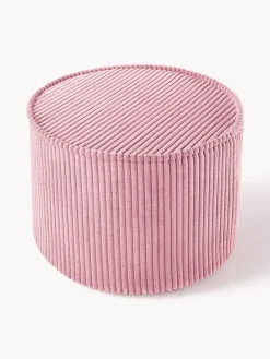 Pouf per bambini in velluto a coste Sugar Ø 40 cm