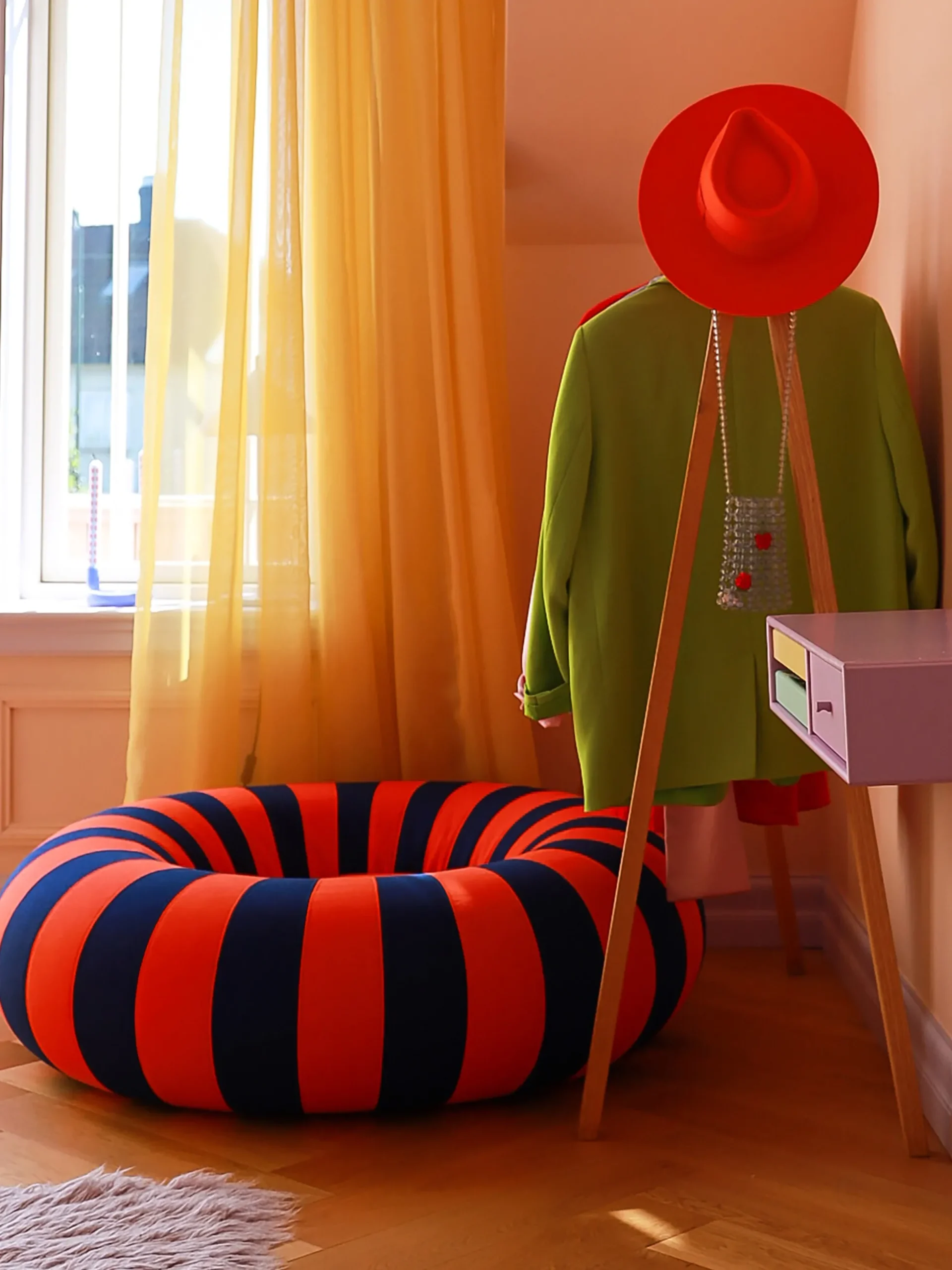 Pouf rotondo Float