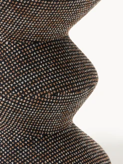 Pouf rotondo imbottito Zig Zag