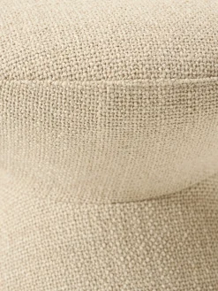 Pouf rotondo imbottito Zig Zag
