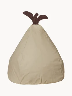 Pouf sacco in cotone organico Pear Bean