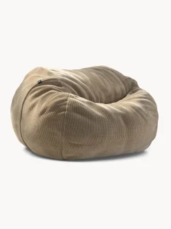 Pouf sacco in velluto a coste Vetsak