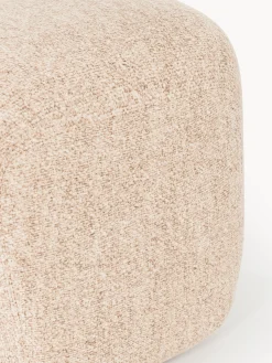 Pouf alto in bouclé Wolke