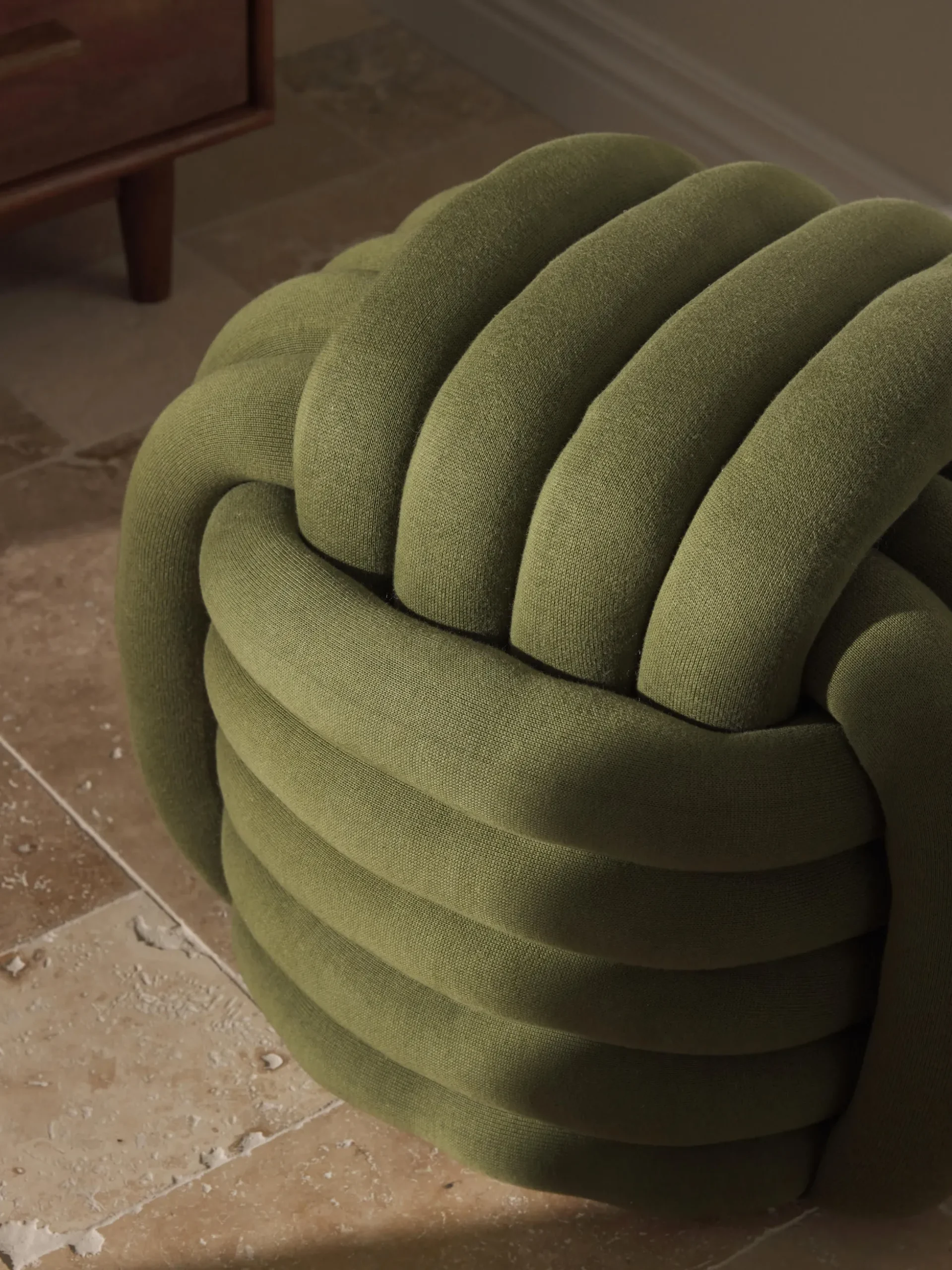 Pouf annodato Twist