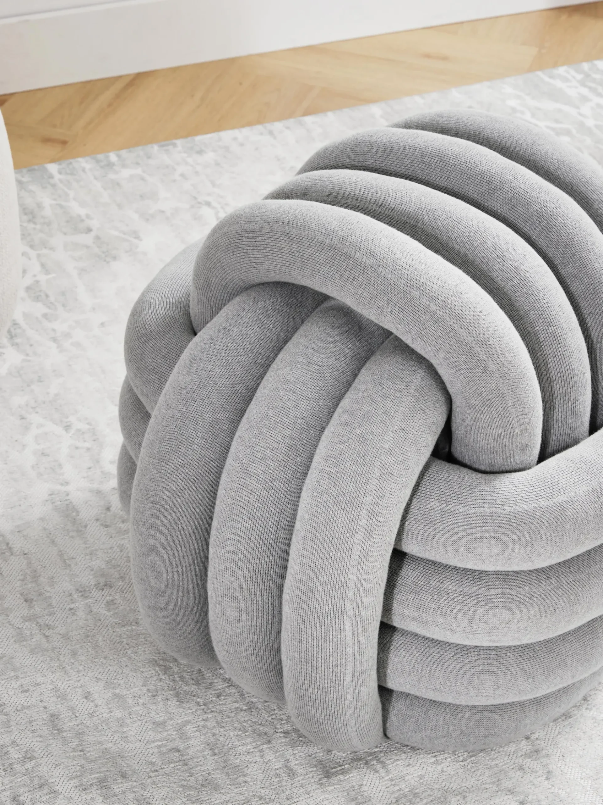 Pouf annodato Twist