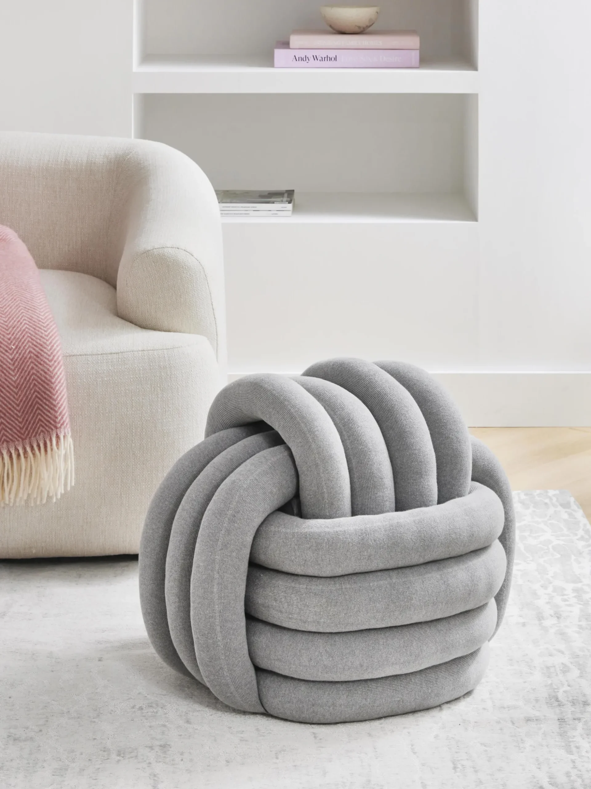 Pouf annodato Twist