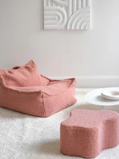 Pouf a sacco per bambini in teddy Sugar