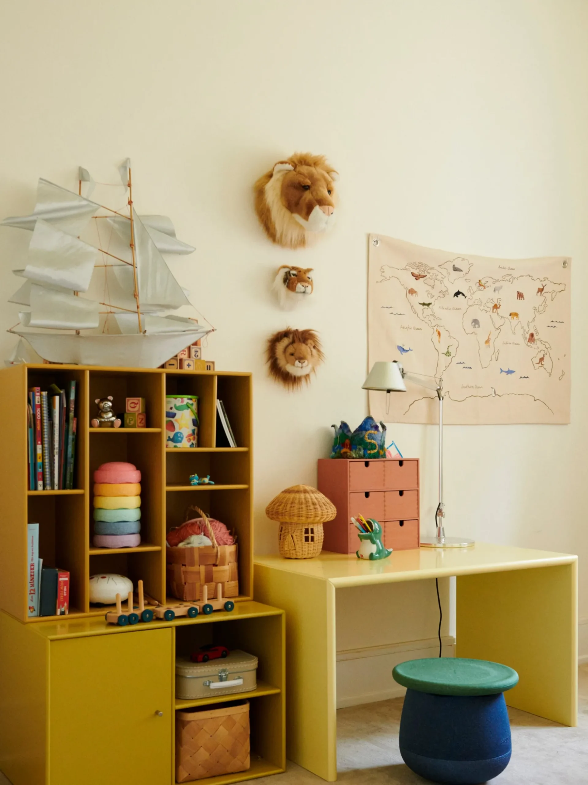 Pouf contenitore per bambini Dynamic
