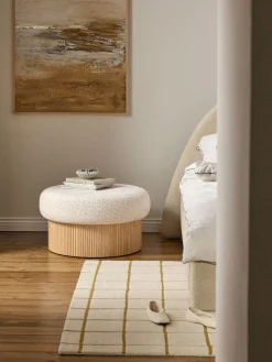 Pouf grande imbottito con contenitore Nala