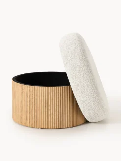 Pouf grande imbottito con contenitore Nala