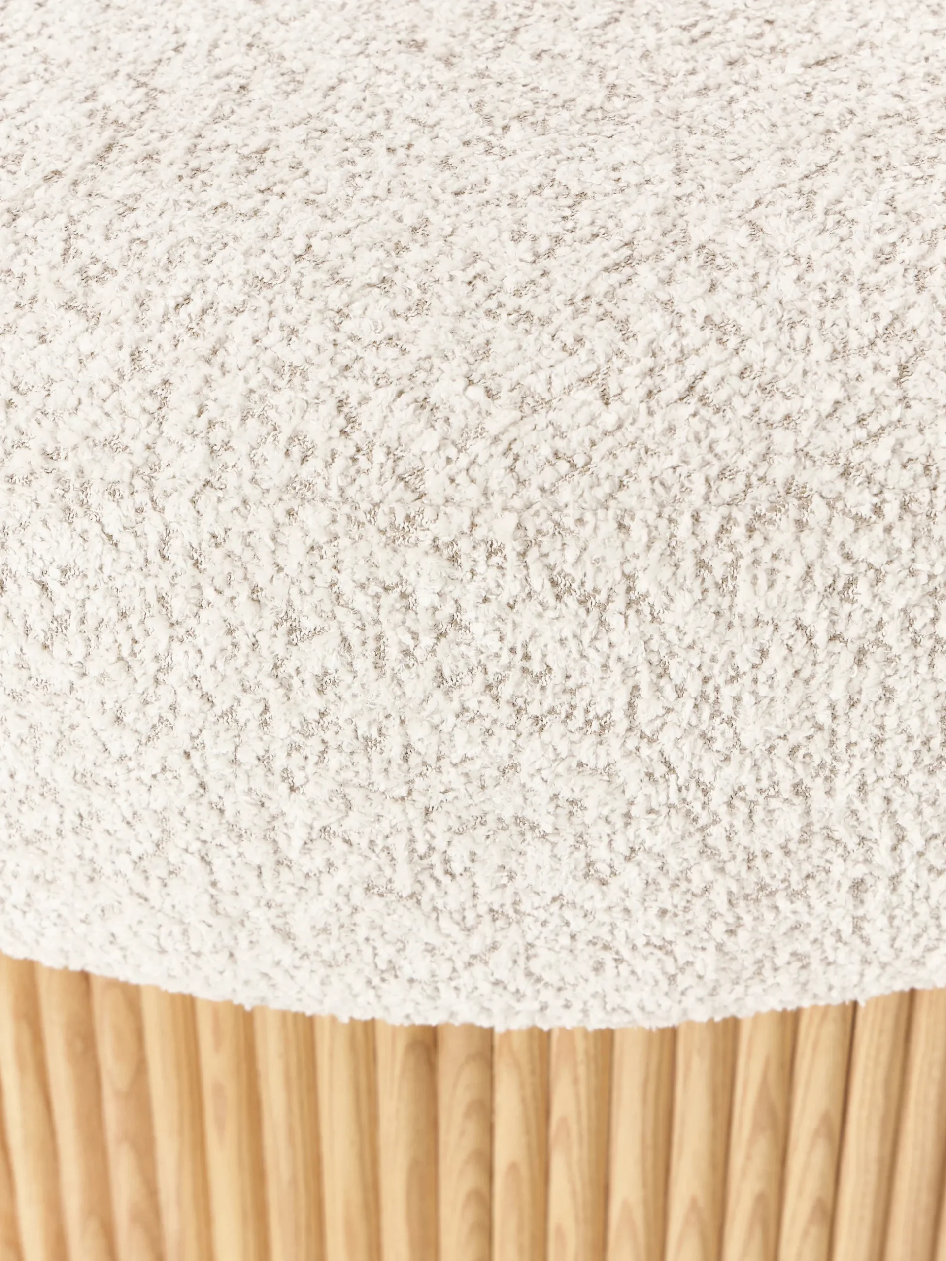 Pouf grande imbottito con contenitore Nala