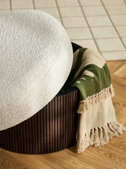 Pouf grande imbottito con contenitore Nala