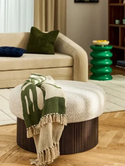 Pouf grande imbottito con contenitore Nala