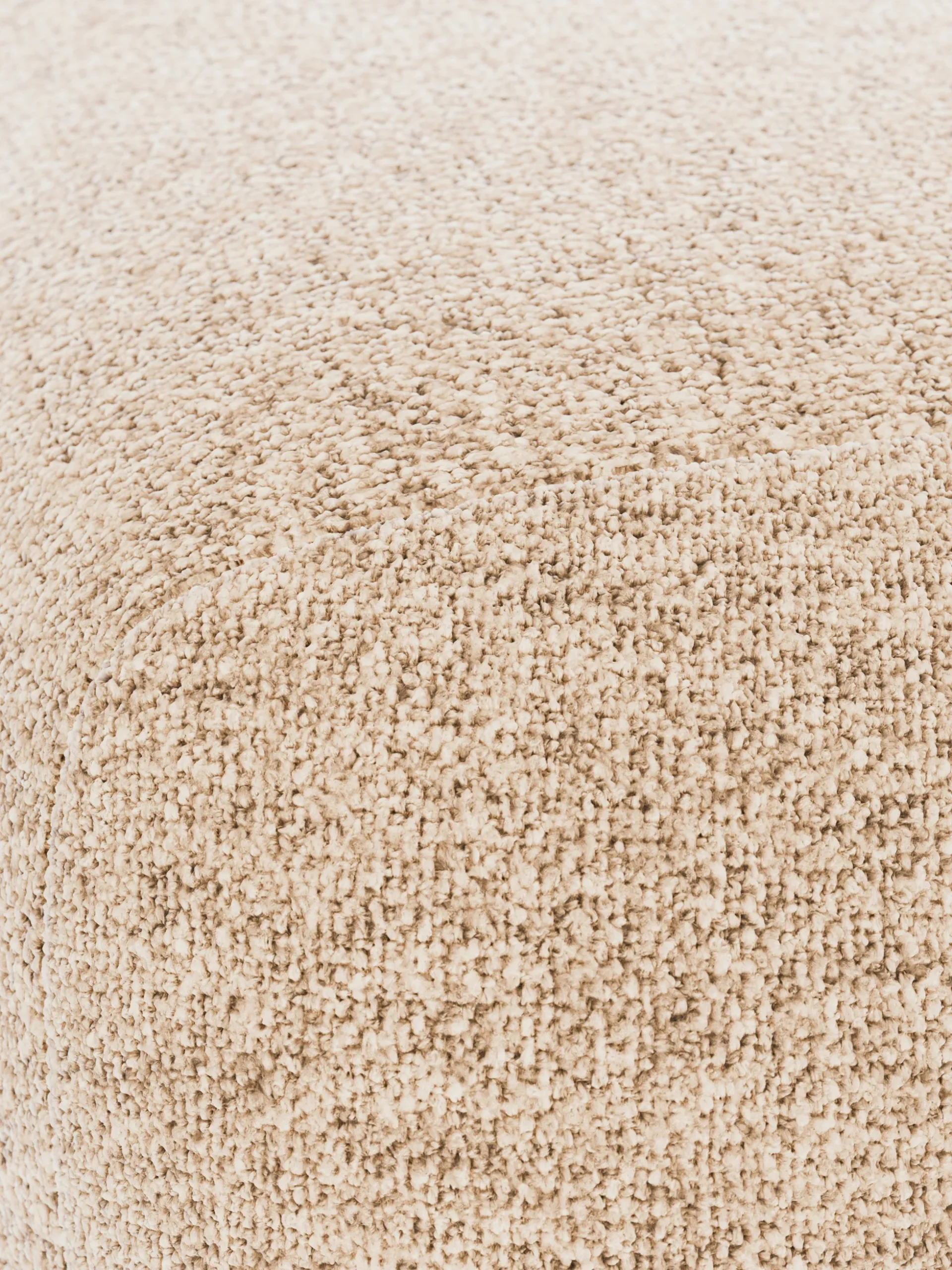 Pouf grande in bouclé Wolke