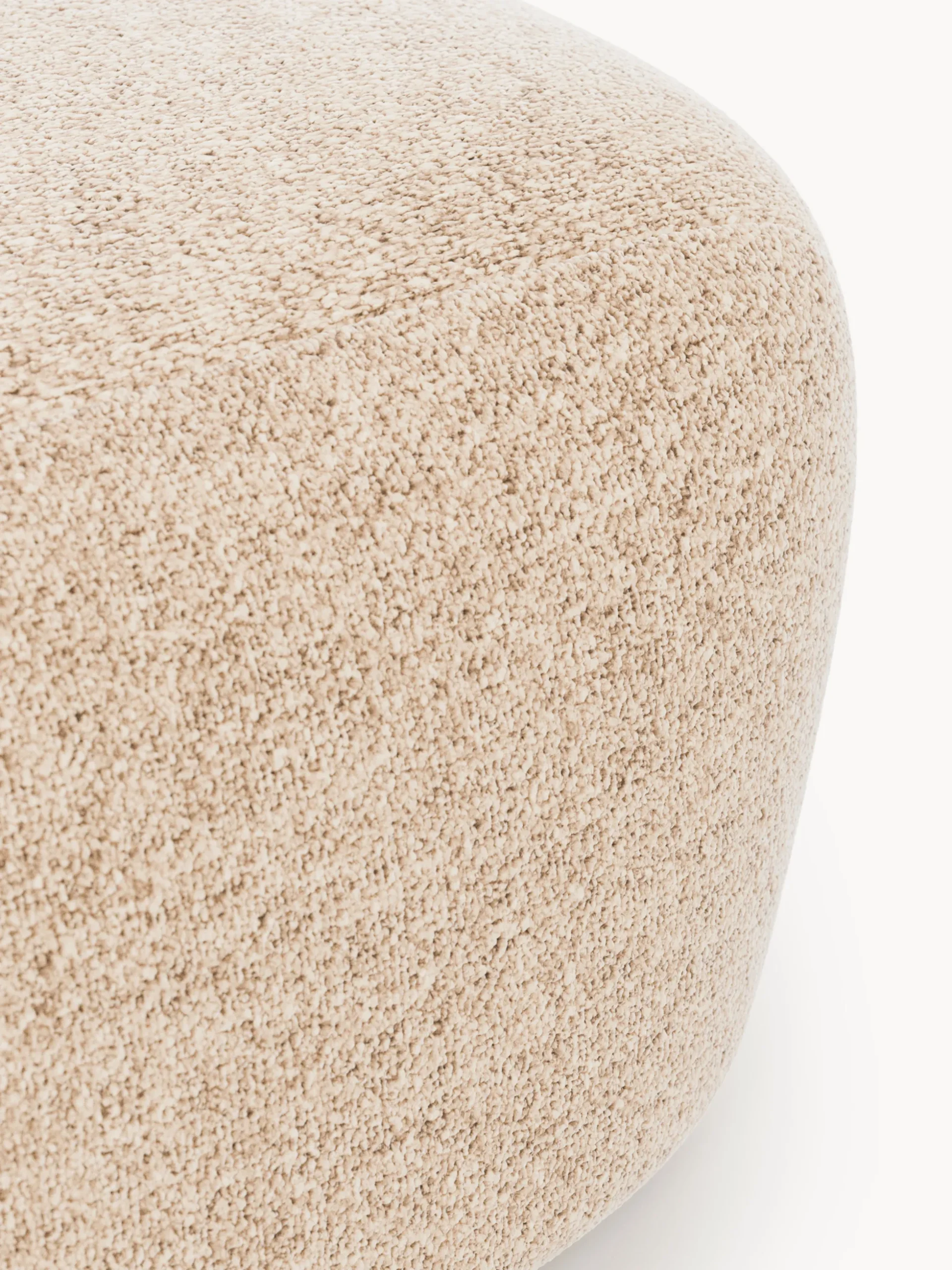 Pouf grande in bouclé Wolke