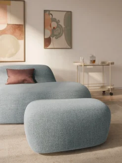 Pouf grande in bouclé Wolke