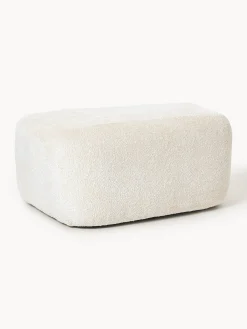 Pouf grande in bouclé Wolke