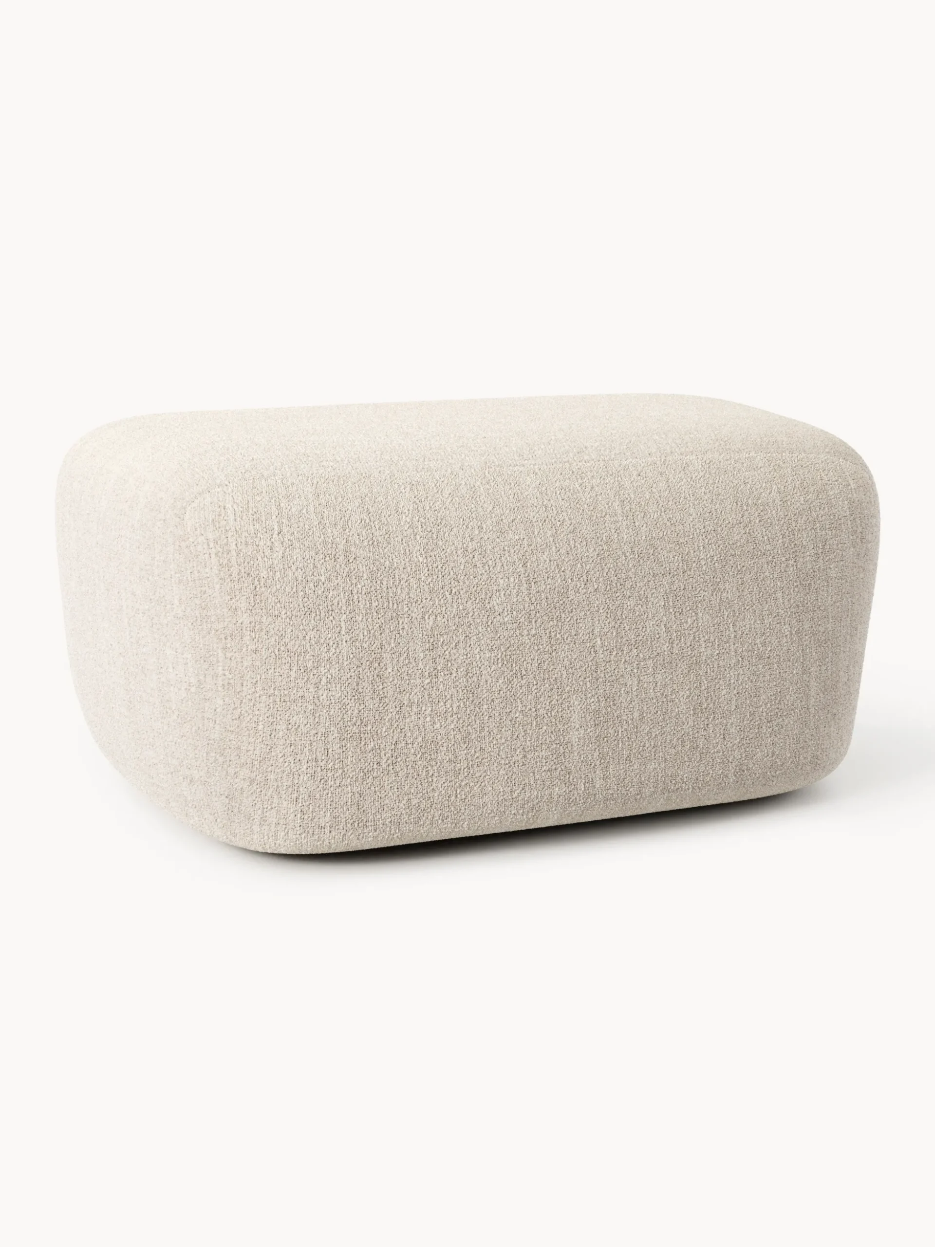 Pouf grande in bouclé Wolke