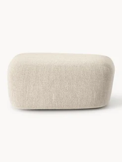 Pouf grande in bouclé Wolke