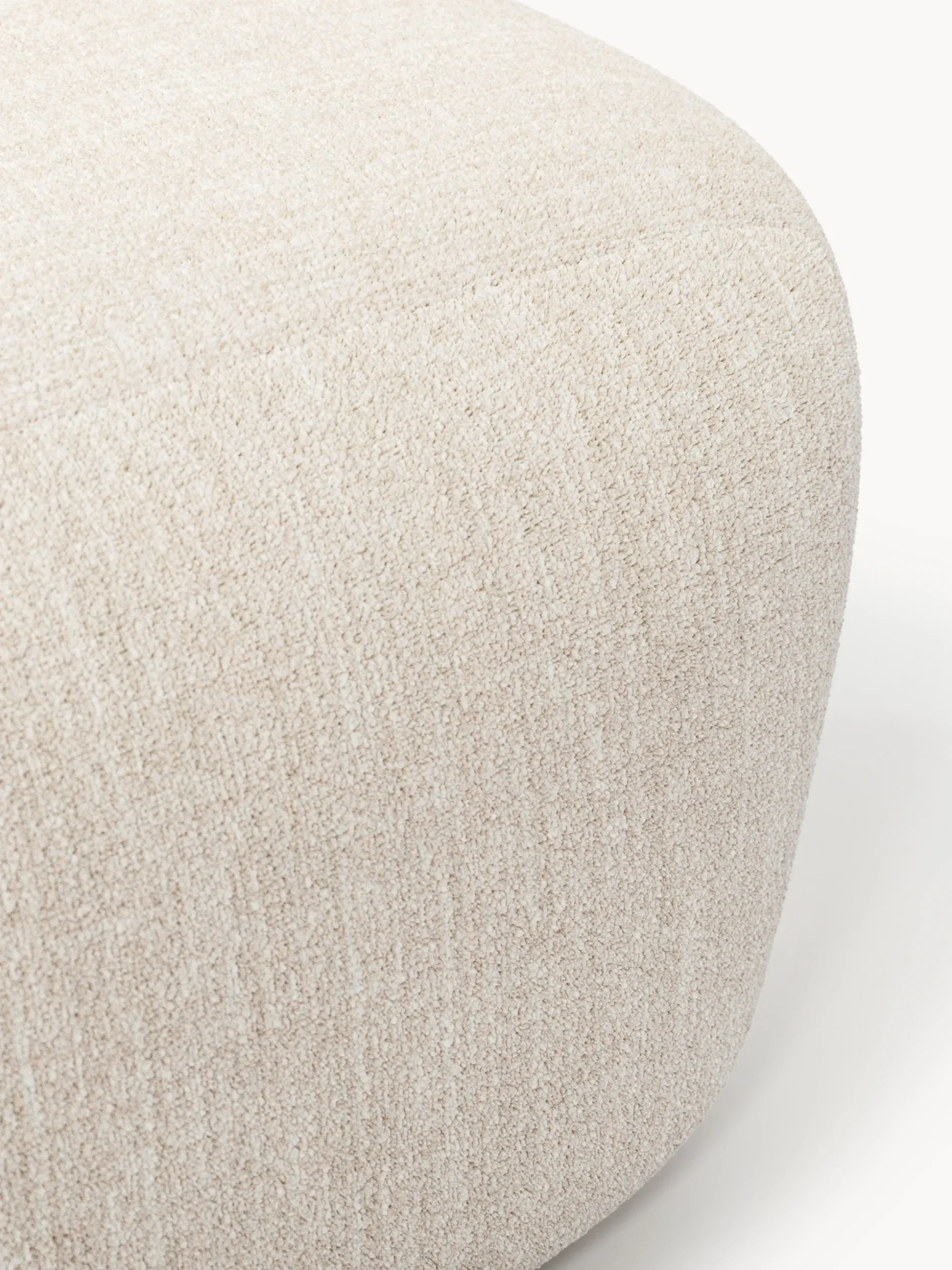 Pouf grande in bouclé Wolke