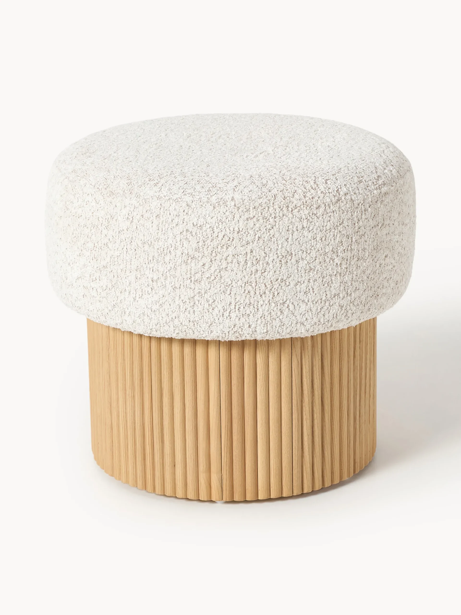 Pouf imbottito con contenitore Nala
