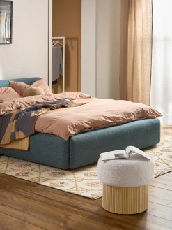 Pouf imbottito con contenitore Nala
