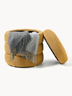 Pouf imbottito con contenitore Alto
