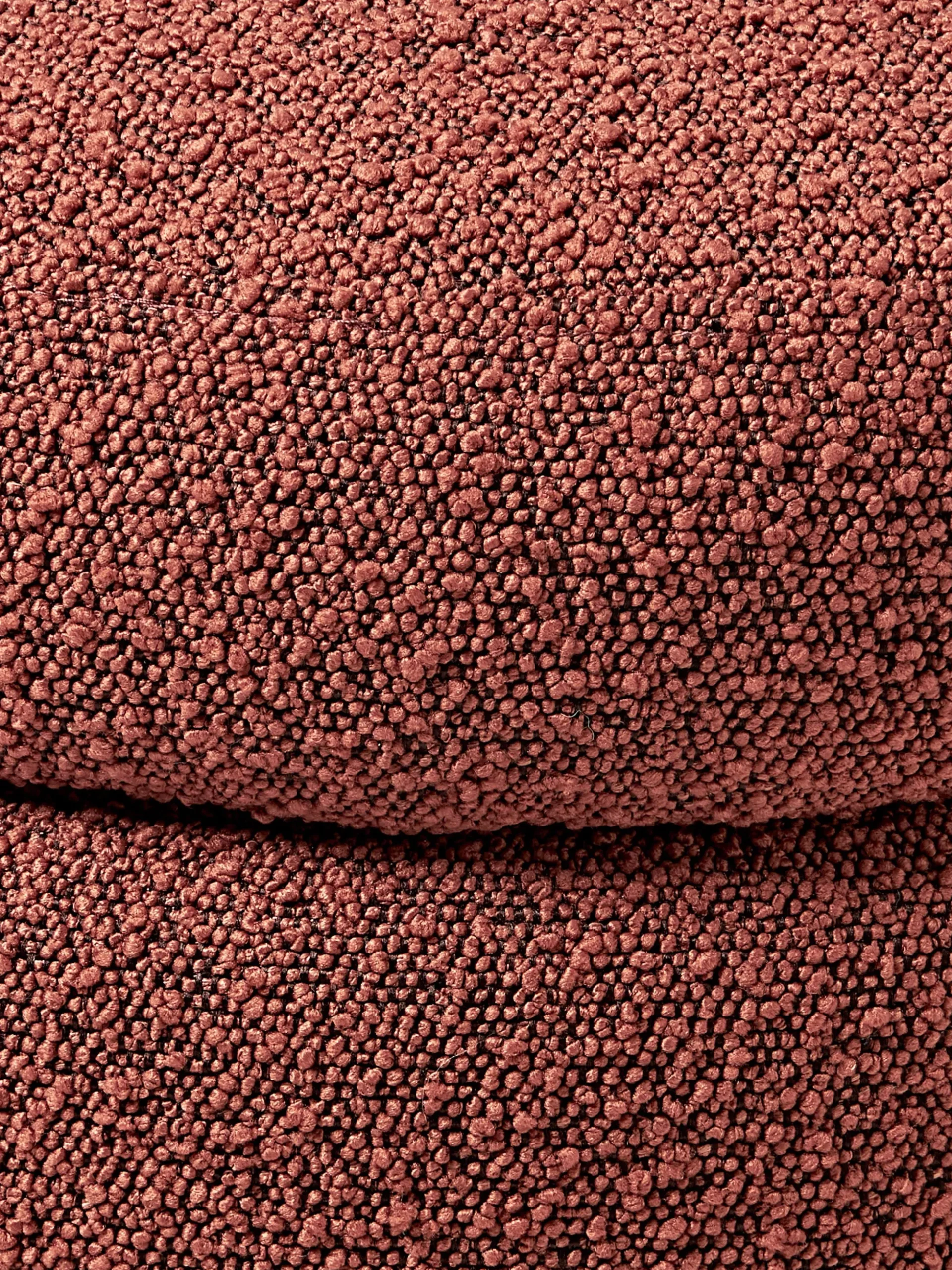 Pouf imbottito in teddy con contenitore Alto