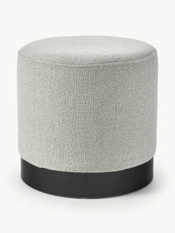 Pouf in bouclé Orchid