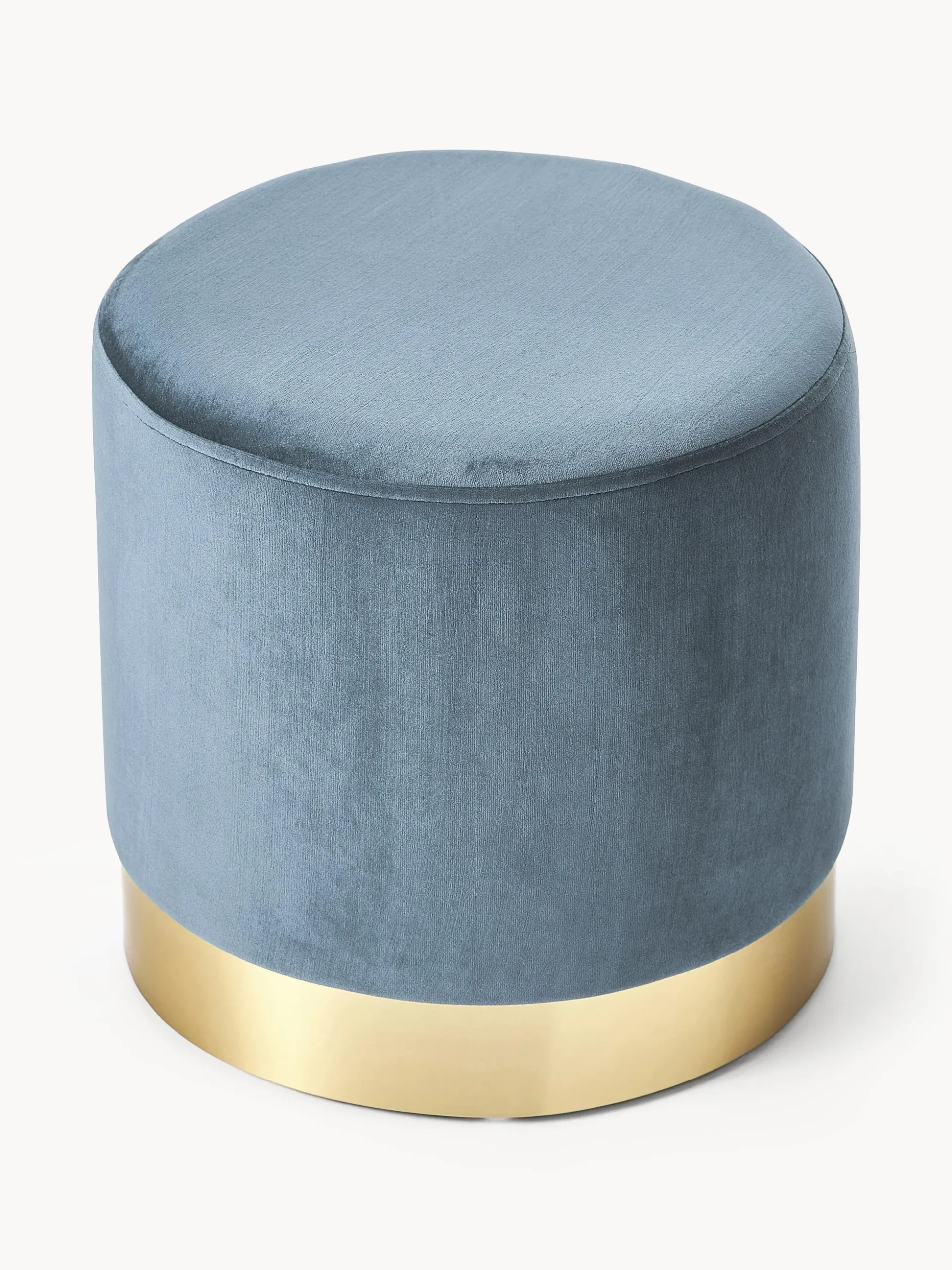Pouf in velluto Orchid