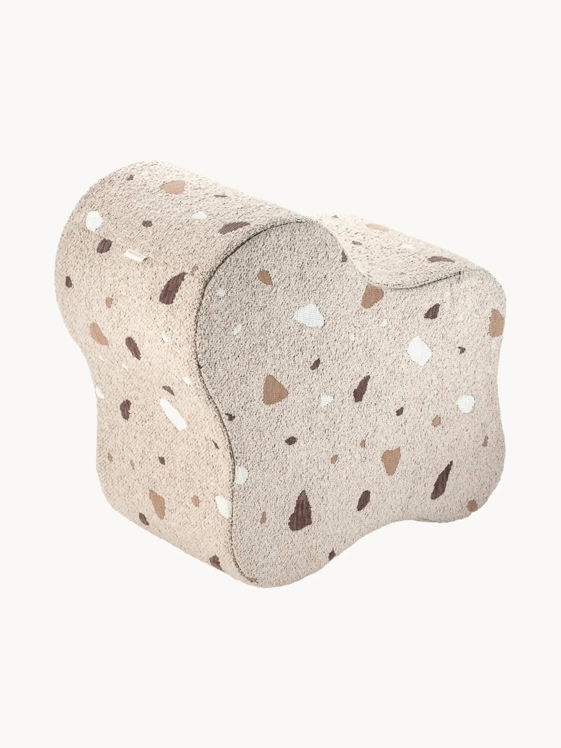 Pouf per bambini in bouclé fatto a mano Cloud
