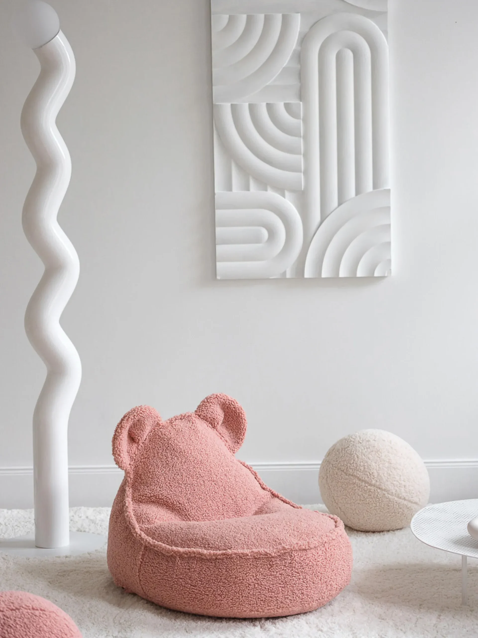 Pouf per bambini in teddy Bear