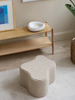 Pouf per bambini in teddy fatto a mano Cloud