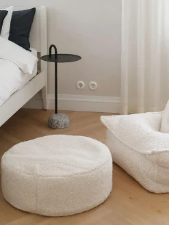 Pouf per bambini in teddy Sugar Ø 65 cm