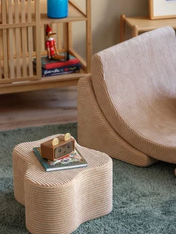 Pouf per bambini in velluto a coste fatto a mano Cloud