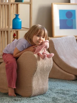 Pouf per bambini in velluto a coste fatto a mano Cloud