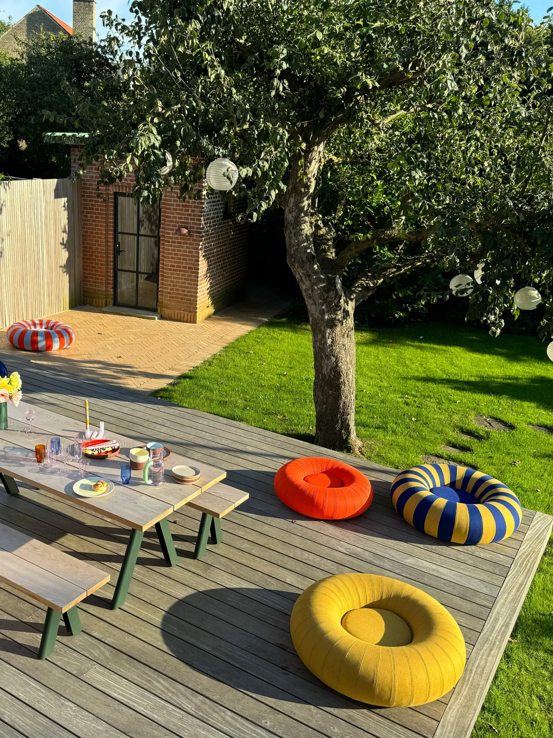 Pouf rotondo Float