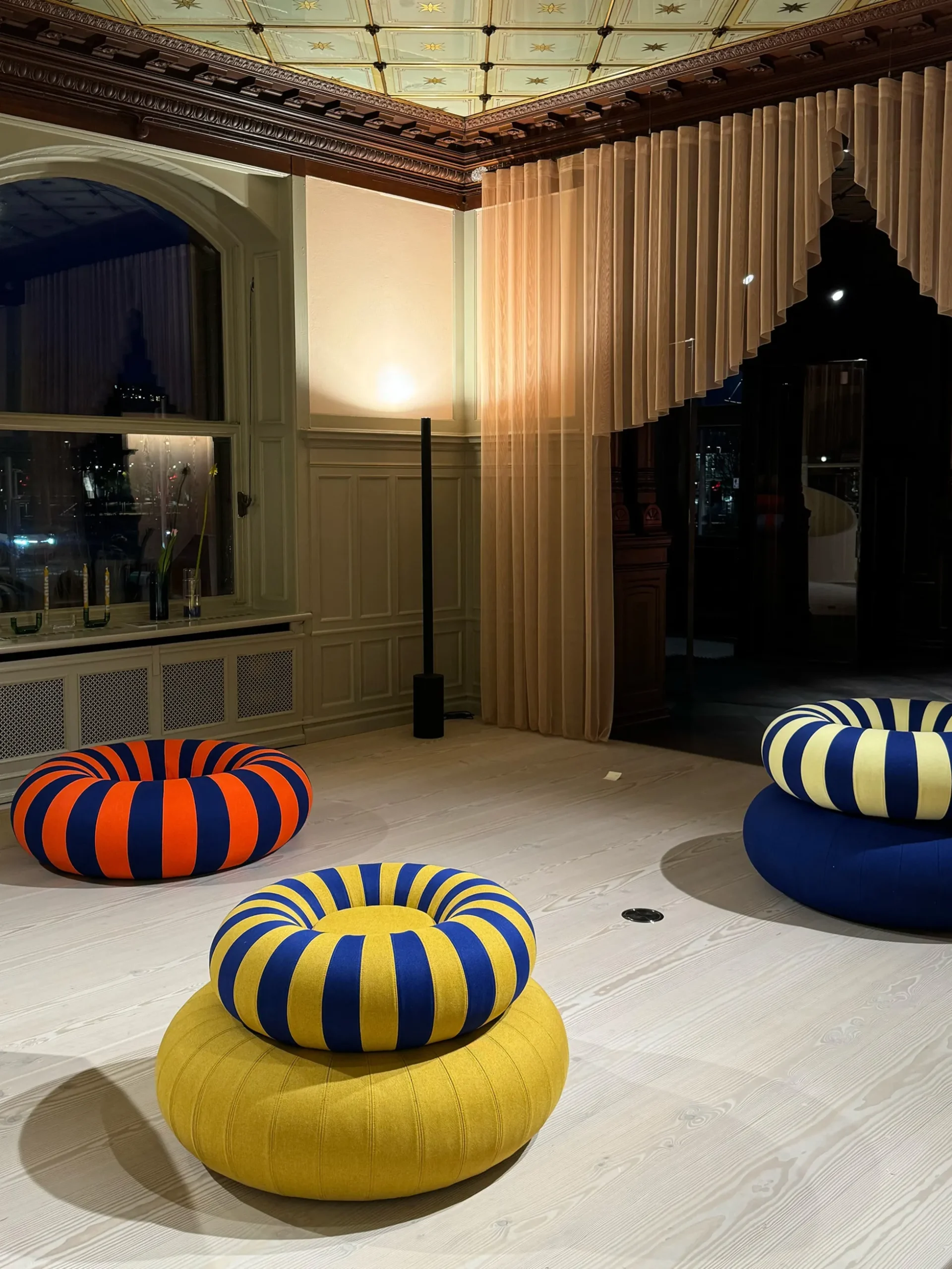 Pouf rotondo Float