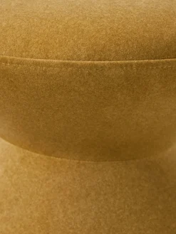 Pouf rotondo imbottito Zig Zag