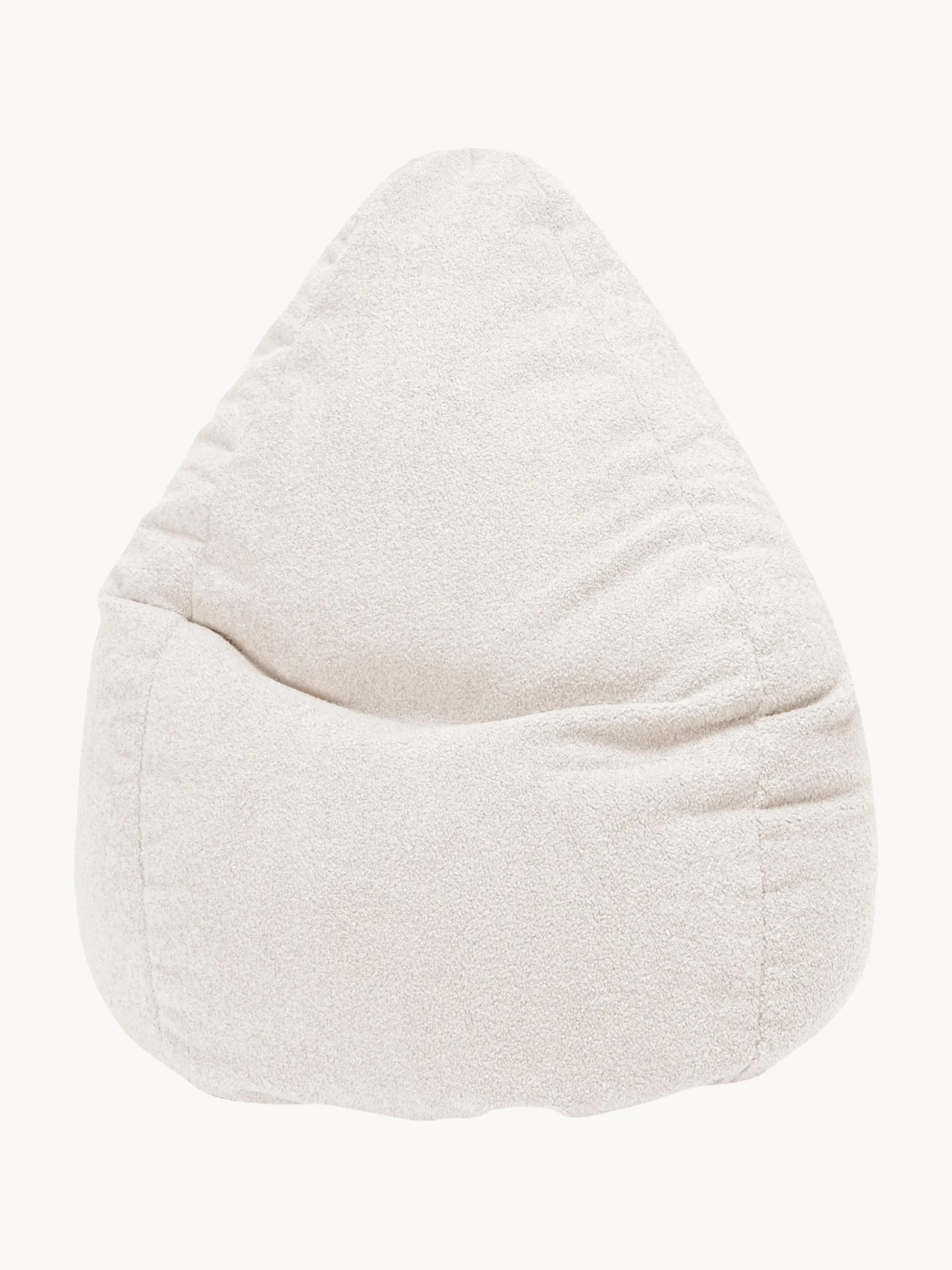 Pouf sacco in bouclé Woolly