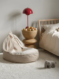 Pouf sacco per bambini in velluto Bunny