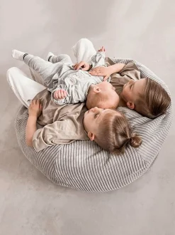 Pouf sacco per bambini in velluto a coste fatto a mano Flora