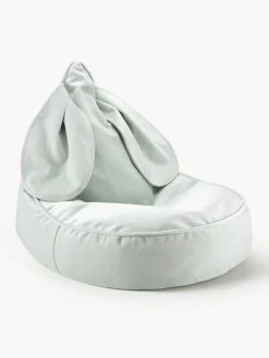 Pouf sacco per bambini in velluto Bunny