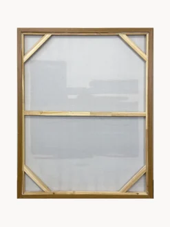 Quadro dipinto a mano con cornice in legno Racing Red
